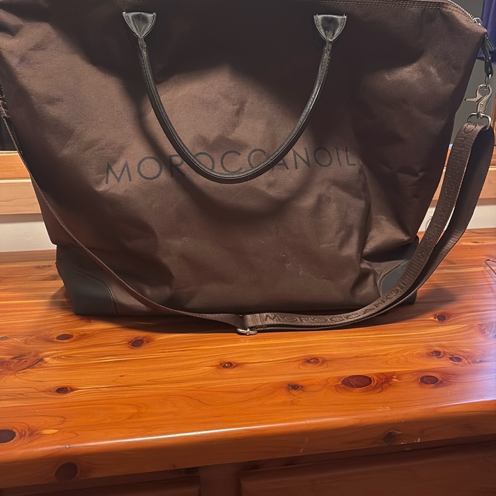 A large Moroccan oil tote